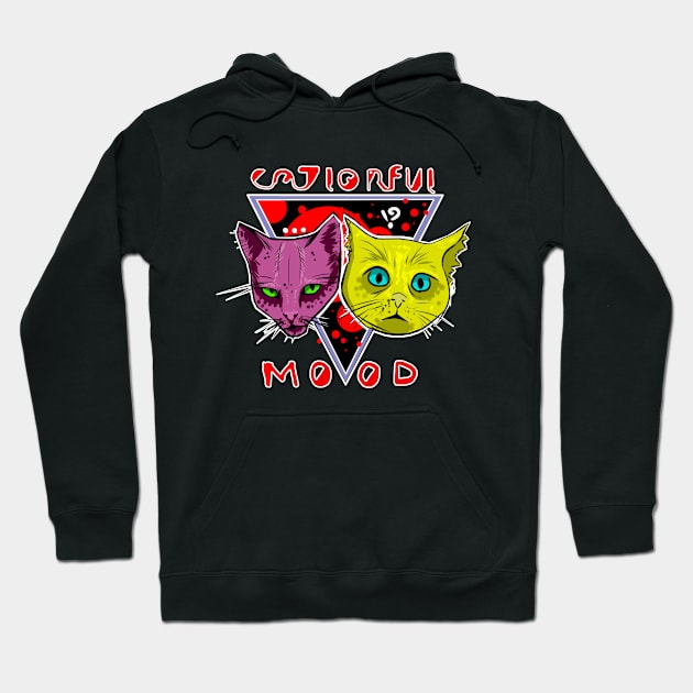 Catlorful mood Hoodie by Uranious